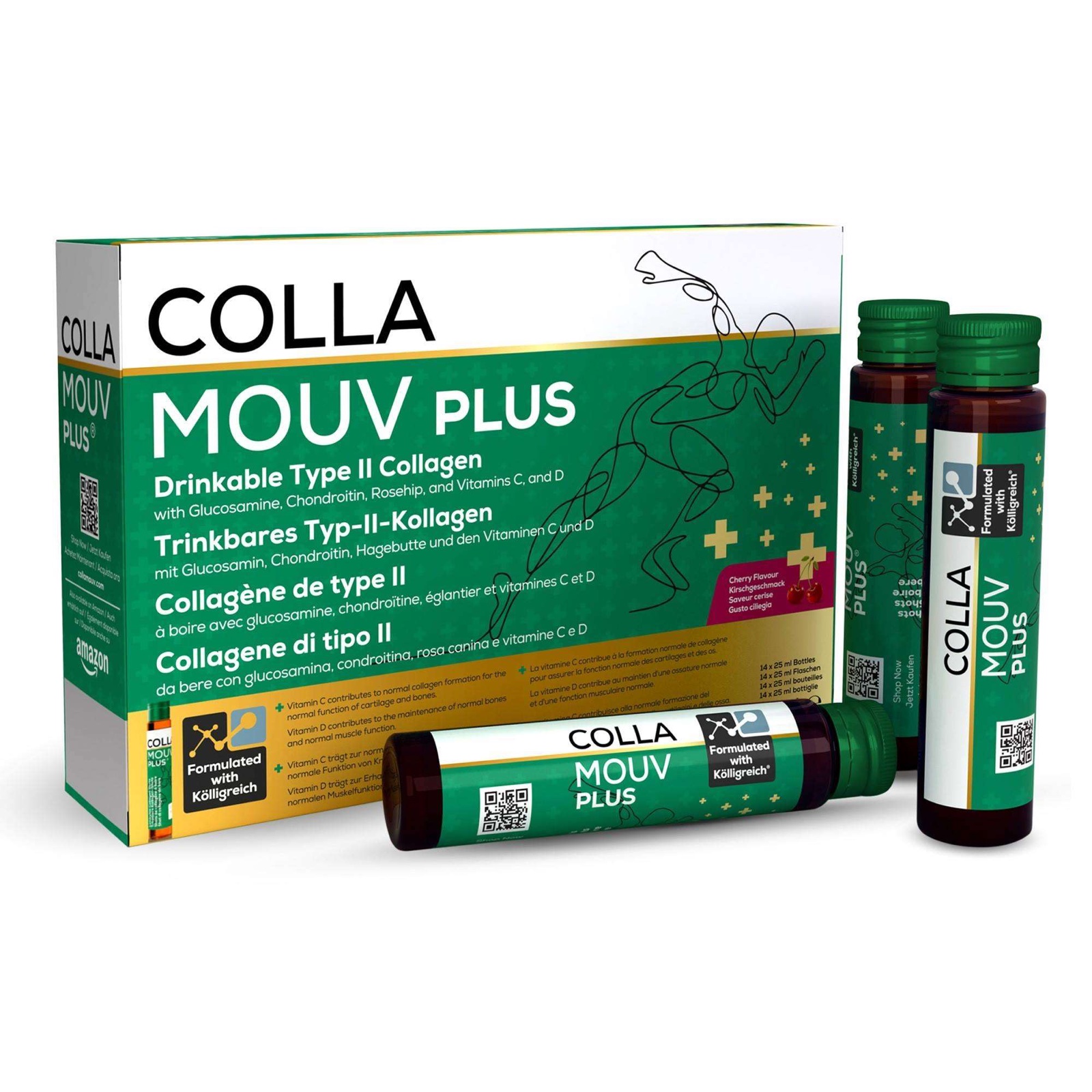 CollaMouv Plus avec 14 flacons